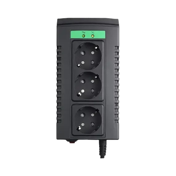 APC Line-R 1500VA Automatic Voltage Regulator, 3 Schuko Outlets, 230V - Image 2