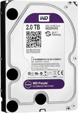 Western, Hard, Disk, Drive_2TB, - Purple