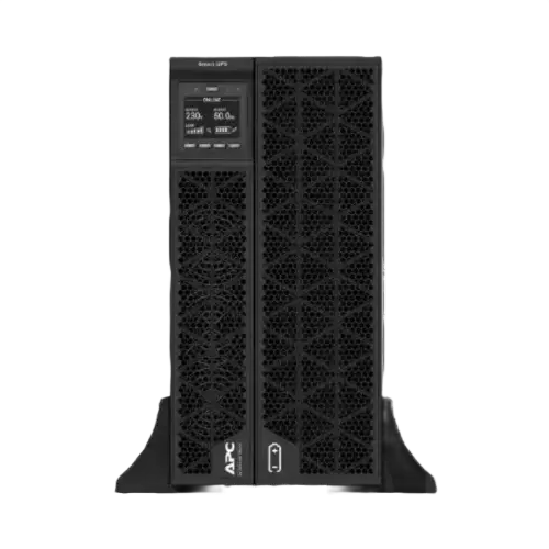 APC Smart-UPS On-Line, 10kVA/10kW, Rack/Tower, 230V, 2x IEC C13+1x IEC C19+Hard wire 3-wire (H+N+E) outlets, Network Card, W/O rail kit