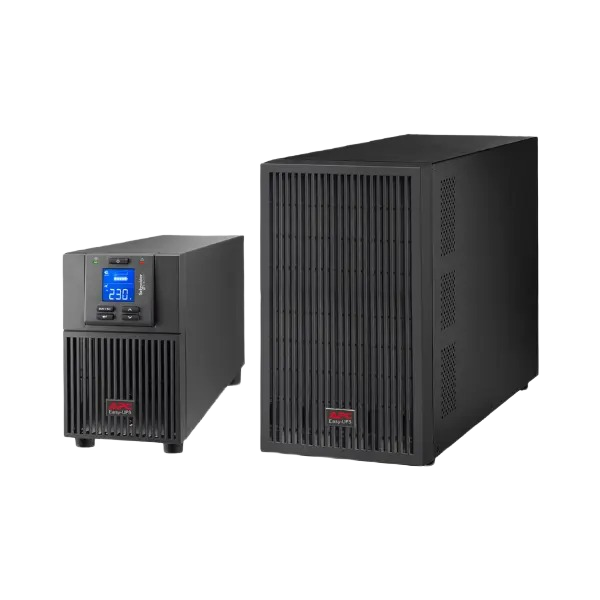 APC Easy UPS On-Line, 3kVA/2400W, Tower, 230V, 6x IEC C13 + 1x IEC C19 outlets, Intelligent Card Slot, LCD, Extended runtime - Image 2