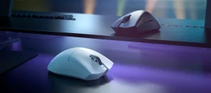 Razer DeathAdder V3 Pro Wireless Gaming Mouse: 64g Ultra Lightweight – Focus Pro 30K Optical Sensor – Fast Optical Switches Gen-3 – HyperSpeed Wireless – 5 Programmable Buttons – 90 Hr Battery – White