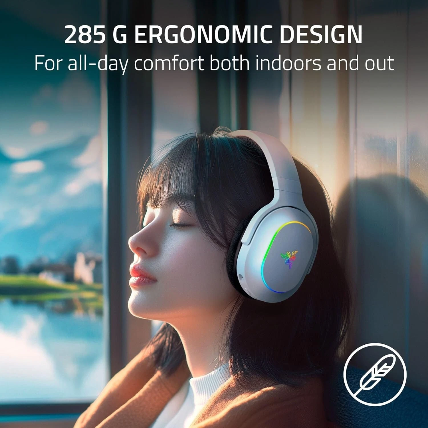 Razer Barracuda X Chroma Wireless Gaming Headset White - Image 4