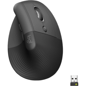 Logitech Ergonomic Vertical Wireless Mouse (Graphite)