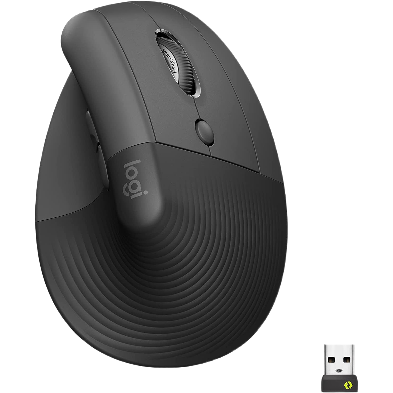 Logitech Ergonomic Vertical Wireless Mouse (Graphite)