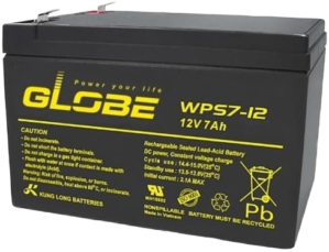 WPS7-12 Globe 12V7Ah Lead Acid Battery