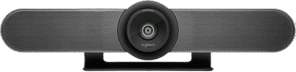 Logitech MeetUp Video Conferencing System, Ultra HD 4K/1080p/720p, 3 Microphones/Adjustable Speakers, Wide Field of View 120°, PC/Mac/Laptop/Macbook/Tablet – Black