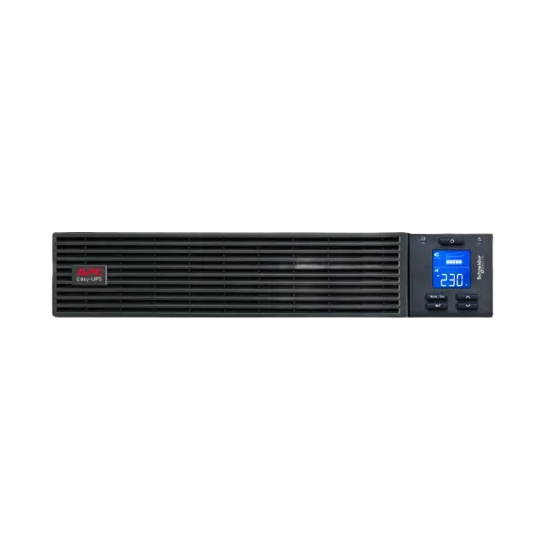APC Easy UPS On-Line, 2000VA/1600W, Rackmount 2U, 230V, 3x IEC C13 outlets, Intelligent Card Slot, LCD, W/ rail kit