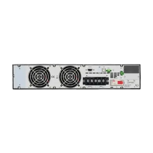 APC Easy UPS On-Line, 6kVA/6kW, Rackmount 5U, 230V, Hard wire 3-wire(P+N+E) outlet, Intelligent Card Slot, LCD, Extended Runtime, W/ rail kit - Image 2