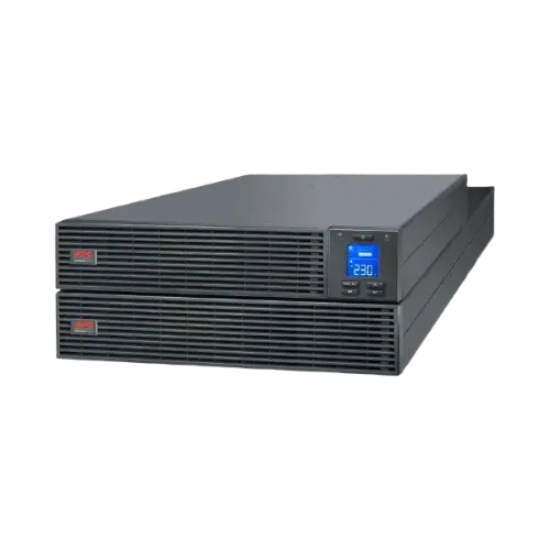 APC Easy UPS On-Line, 6kVA/6kW, Rackmount 4U, 230V, Hard wire 3-wire(1P+N+E) outlet, Intelligent Card Slot, LCD, W/ rail kit - Image 2