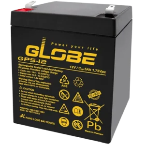 GLOBE GP5-12 12V 5Ah VRLA sealed lead acid battery