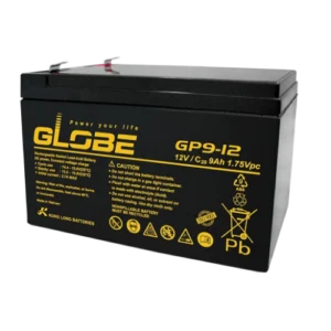 GLOBE GP9-12 12V 9Ah VRLA sealed lead acid battery