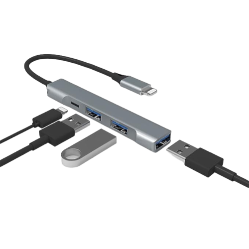 Apple Lightning to USB 3.0 Hub – 4 Ports JH-114
