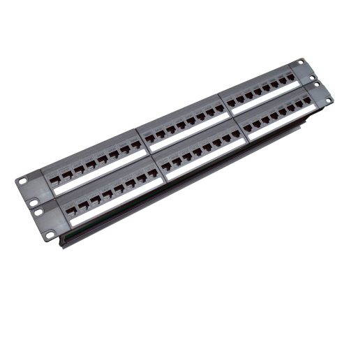 DDS / DPP-FL48C6 / 48 Port Cat6 2U Patch Panel