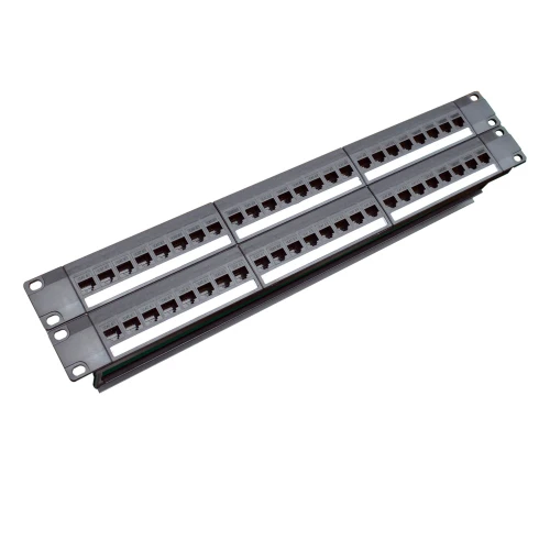 DDS / DPP-FL48C6 / 48 Port Cat6 2U Patch Panel - Image 2