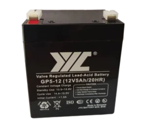 Battery  JYC   12 V – 5 Ah Made in malaysia