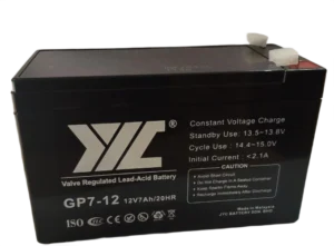 Battery JYC Power: 12 V – 7 Ah Made in malaysia